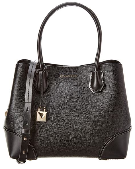 michael kors black mercer tote|Michael Kors mercer gallery tote.